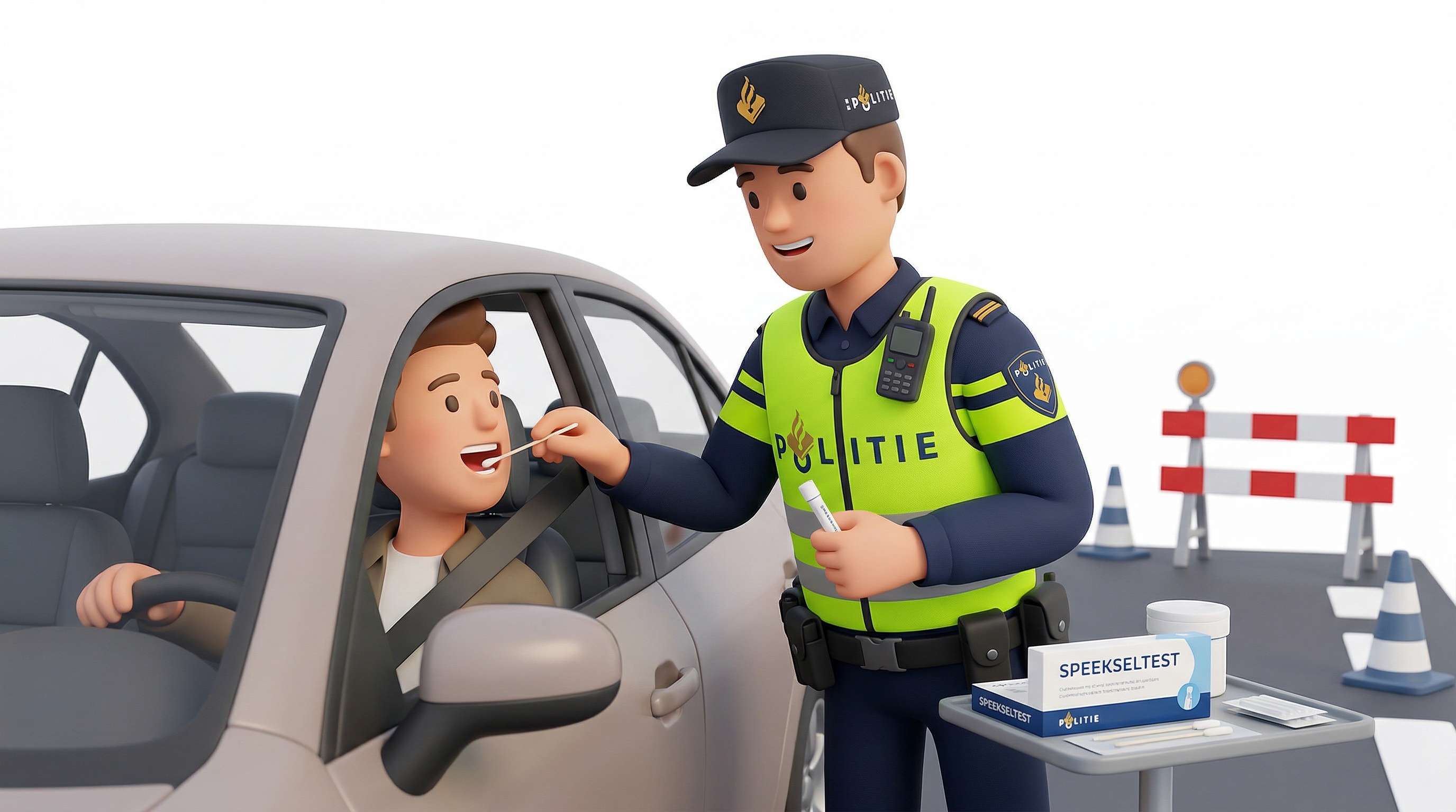 Roadside saliva drug test