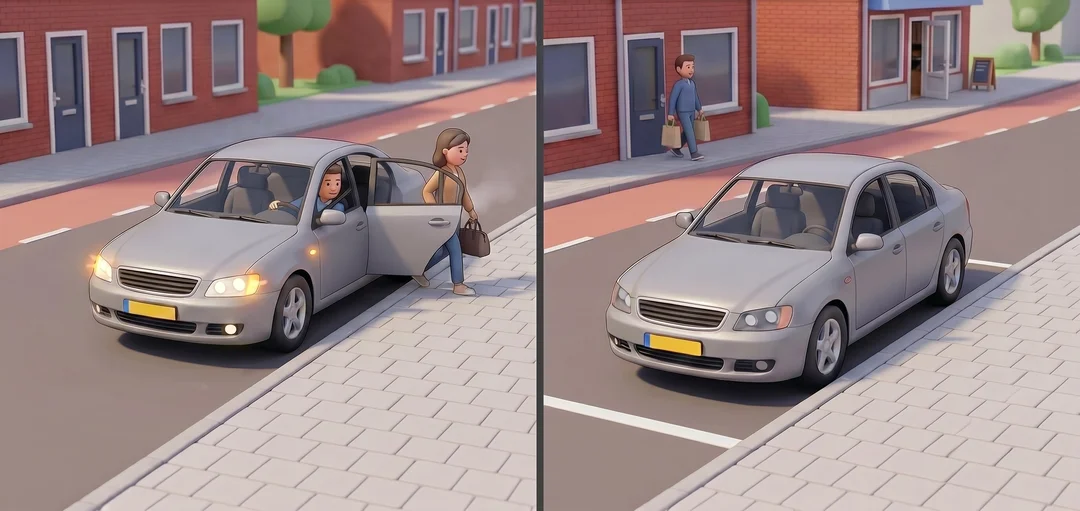 Stopping vs parking split diagram
